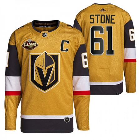 Herren Eishockey Vegas Golden Knights Trikot Mark Stone 61 2022 NHL All-Star Gold Authentic